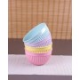 Салатник из пластика круглый с крышкой 2 л 19x10.5 см Bager BG-442 P розовый