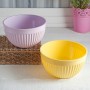 Салатник из пластика круглый с крышкой 2 л 19x10.5 см Bager BG-442 P розовый