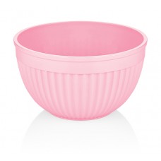 Салатник из пластика круглый с крышкой 2 л 19x10.5 см Bager BG-442 P розовый
