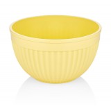 Салатник из пластика круглый с крышкой 2 л 19x10.5 см Bager BG-442 Y желтый