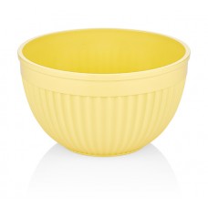 Салатник из пластика круглый с крышкой 2 л 19x10.5 см Bager BG-442 Y желтый