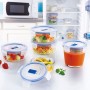 Емкость для еды круглая глубокая 840 мл Luminarc Pure Box Active J5643