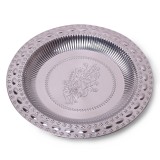 Поднос из нержавеющей стали круглый 39.5 см Kamille 4371