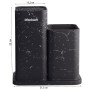 Подставка для ножей 21.5 см Ofenbach 100202 (черный мрамор)