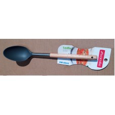 Ложка поварская 34.5 см нейлоновая с деревянной ручкой Kamille 8855