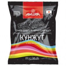 Кунжут обжаренный смесь белого и черного 50 г Akura