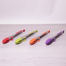 Щипцы силиконовые 35.5см с ручками из нержавеющей стали Kamille 7513 Щипцы силиконовые 35.5см с ручками из нержавеющей стали Kamille 7513