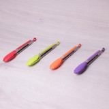 Щипцы нейлоновые 23см с ручками из нержавеющей стали Kamille 7514