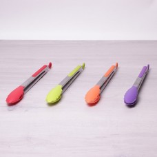 Щипцы нейлоновые 30.5см с ручками из нержавеющей стали Kamille 7515