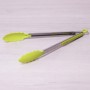 Щипцы нейлоновые 30.5см с ручками из нержавеющей стали Kamille 7515