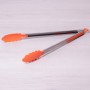Щипцы нейлоновые 35.5см с ручками из нержавеющей стали Kamille 7516