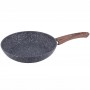 Сковорода с антипригарным покрытием Grey marble из алюминия 30 см Kamille 4164