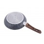 Сковорода с антипригарным покрытием Grey marble из алюминия 30 см Kamille 4164
