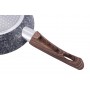 Сковорода с антипригарным покрытием Grey marble из алюминия 30 см Kamille 4164