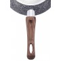Сковорода с антипригарным покрытием Grey marble из алюминия 30 см Kamille 4164