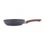 Сковорода с антипригарным покрытием Grey marble из алюминия 30 см Kamille 4164