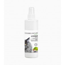 Спрей для кошек натуральный 100 мл от блох и клещей Unicum Organic UN-027