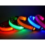 Ошейник светодиодный ширина 2.5 см (32-50 см) M Fox LED-M BLUE (голубой)