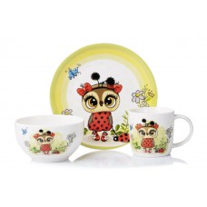 Набор детской посуды 3 предмета Ardesto Lucky owl 3454 LS