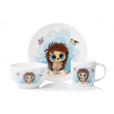 Набор детской посуды 3 предмета Ardesto Sweet hedgehog 3455 HS