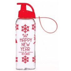 Бутылка для спорта 500 мл Herevin Happy New Year 161415-836