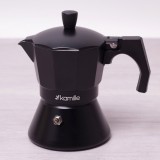 Кофеварка гейзерная 150мл из алюминия с индукционным дном Kamille 2511