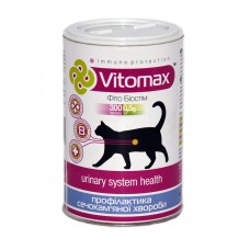 Витаминный комплекс Vitomax для профилактики мочекаменной болезни у котов 300 таблеток (200114)